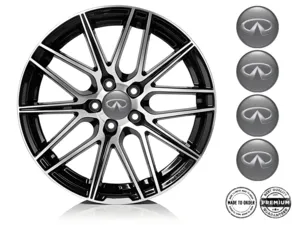 Infiniti Édition Insigne Roue Étiquettes Bombées en Résine